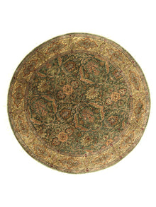  4x4 Round Indian Agra Area Rug - 105416