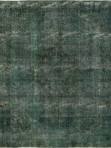  10x12 Green Overdyed Area Rug - 500527.