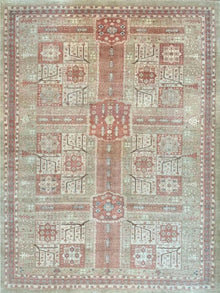  10x13 Antique Persian Bakshayesh Area Rug - 106403.