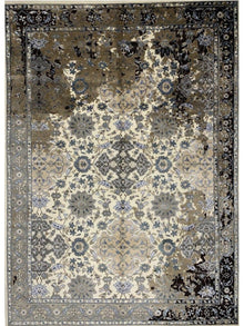  10x14 Transitional Area Rug - 501306.