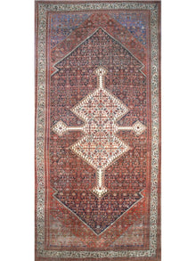  10x20 Antique Persian Malayer Area Rug - 502361.