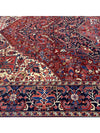 11x18 Antique Persian Heriz Area Rug - 110407.