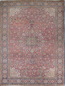  13x19 Antique Persian Tabriz Area Rug - 109056.
