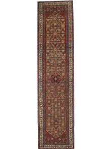  3x14  Antique Persian Kordish Runner - 110236.