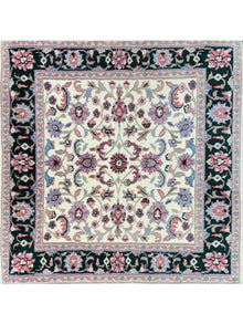  3x3 Persian Kashan Style Area Rug - 101750.