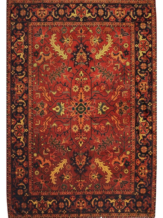 3x5 Screen Printed Persian Rug Tapestry - 110877.