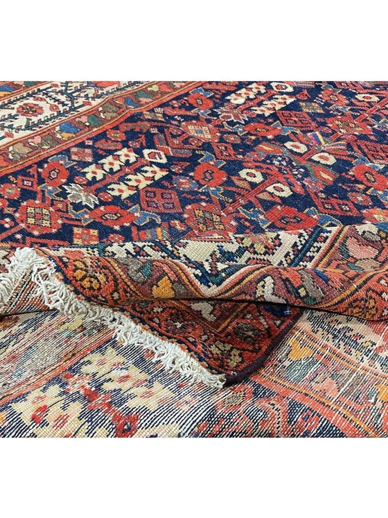 5x10 Antique Persian Malayer Area Rug - 102616.