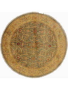  6x6 Round Indian Agra Area Rug - 106244.