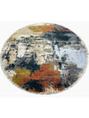 6x6 Round Modern Abstract Area Rug - 500730.