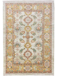  6x9 Persian Sultanabad Area Rug - 110917.