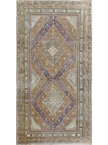  7x13 Antique Persian Khotan Area Rug - 600814.