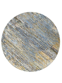  8x8 Round Modern Abstract Area Rug - 501655.