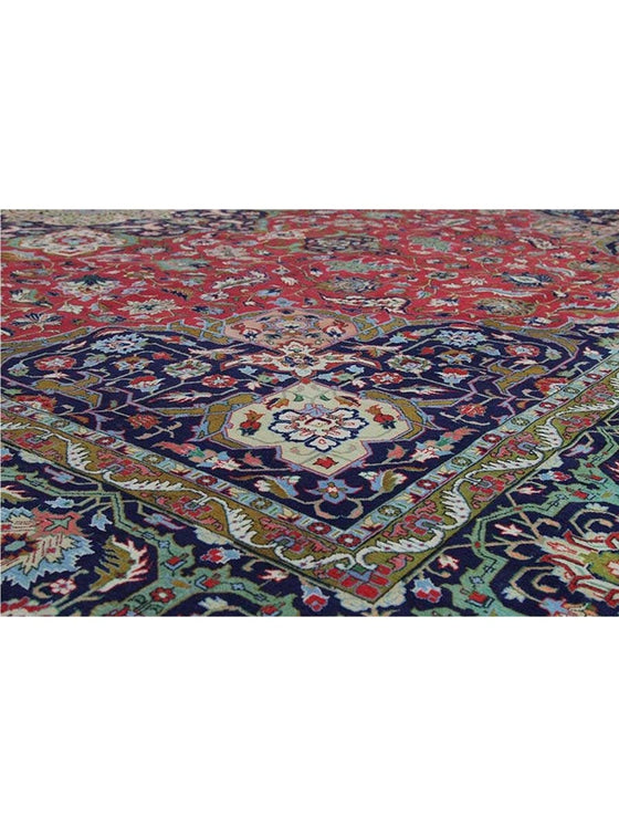 9'10 x 13'7 Old Persian Tabriz Masterpiece Rug - 110328.