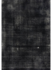  9x13 Black Overdyed Persian Area Rug - 109747.