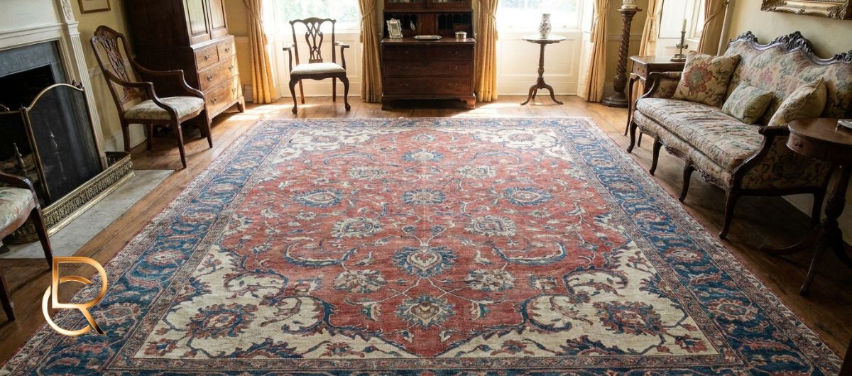 12x16 Antique Persian Sultanabad Rug in Dallas DFW TX - RenCollection