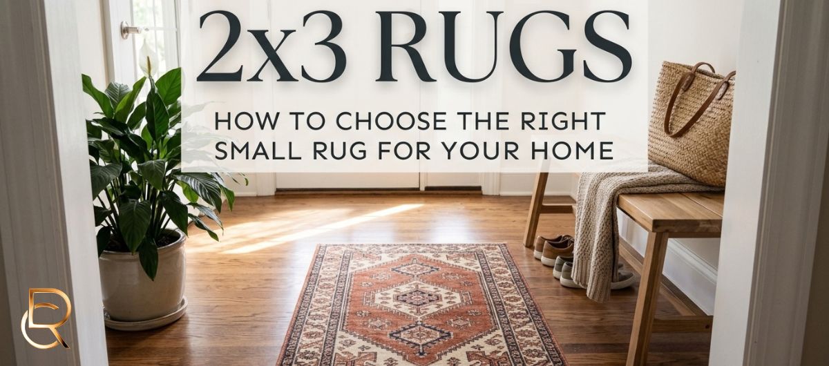 2x3 Rugs: How to Choose the Right Small Rug for Your Home - RenCollection