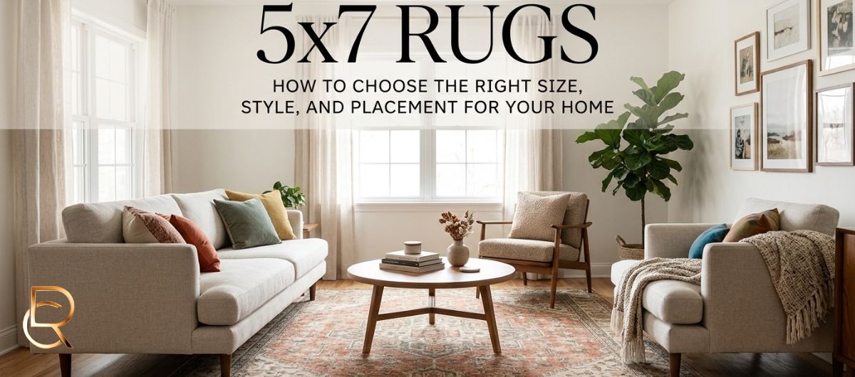 5x7 Rugs: Choose the Right Size, Style & Placement - RenCollection