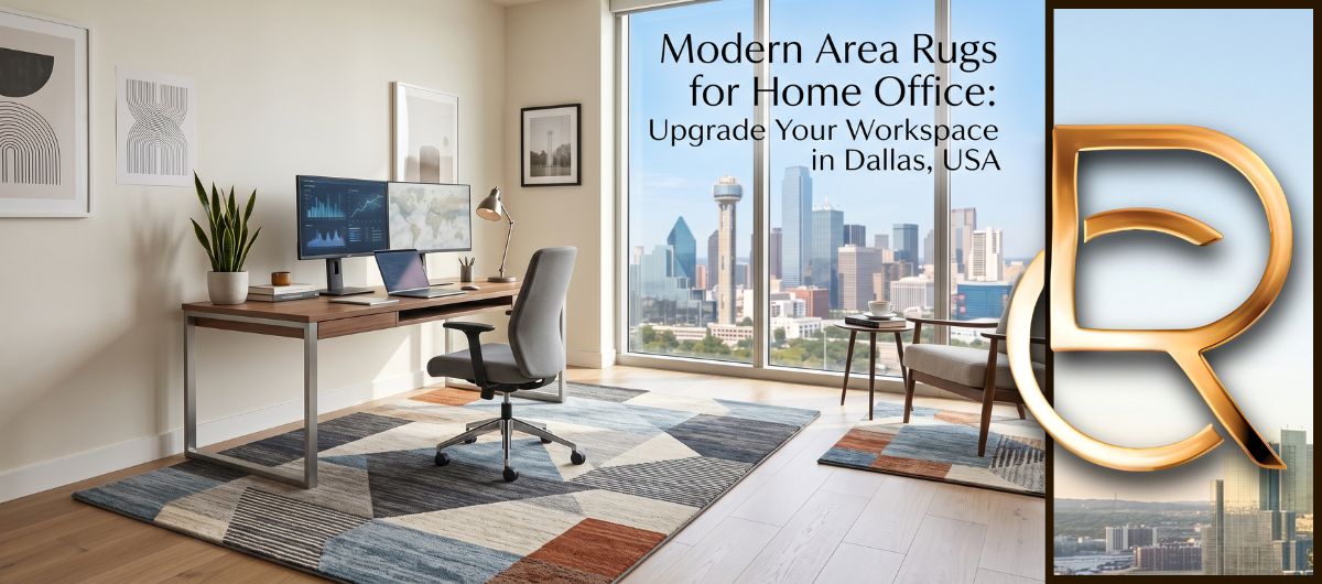 A Guide to Modern Area Rugs for Home Office in Dallas, USA