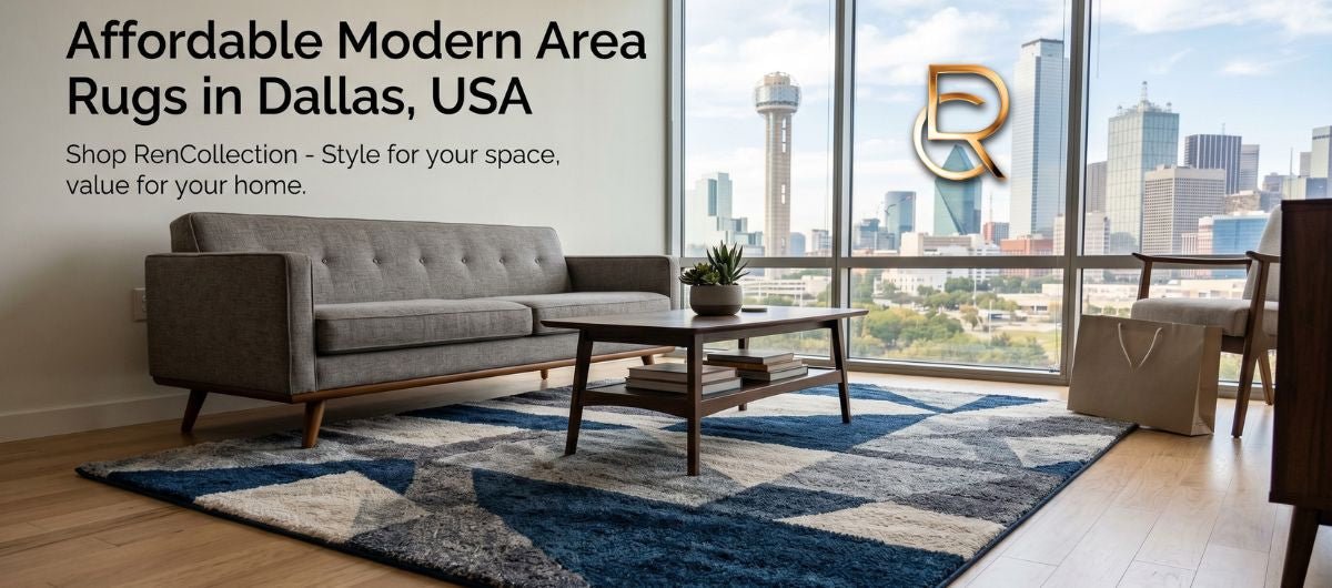 Affordable Modern Area Rugs in Dallas, USA | RenCollection - RenCollection