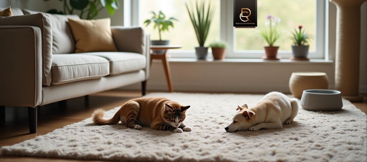 Are Modern Rugs Safe for Pets - RenCollection