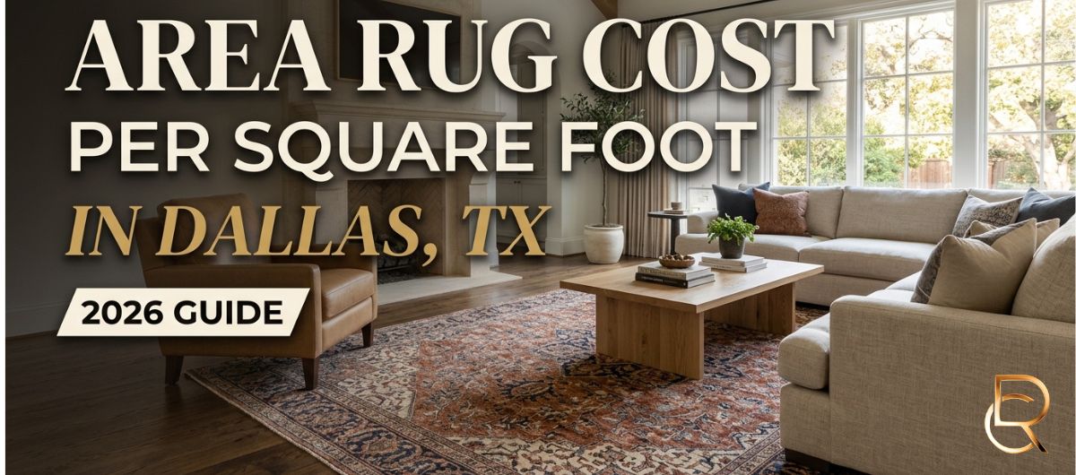 Area Rug Cost Per Square Foot in Dallas TX | 2026 Guide - RenCollection