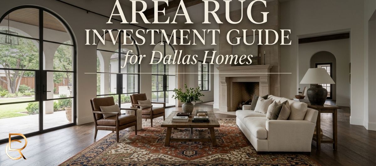 Area Rug Investment Guide for Dallas Homes | RenCollection - RenCollection