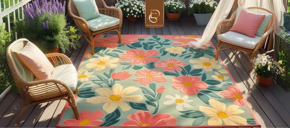 Outdoor Floral Rugs to Transform Your Deck for Spring – RenCollection