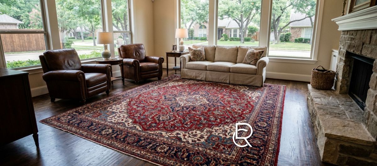 Best Materials for Modern Area Rugs in Texas Climate - RenCollection