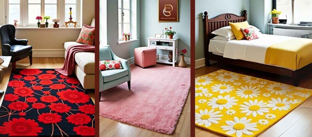 Charming Flower Rugs for Every Room: Living Room, Bedroom and More - RenCollection