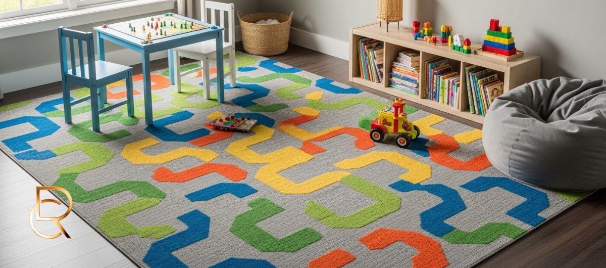Game Room and Playroom Rugs for Durability - RenCollection