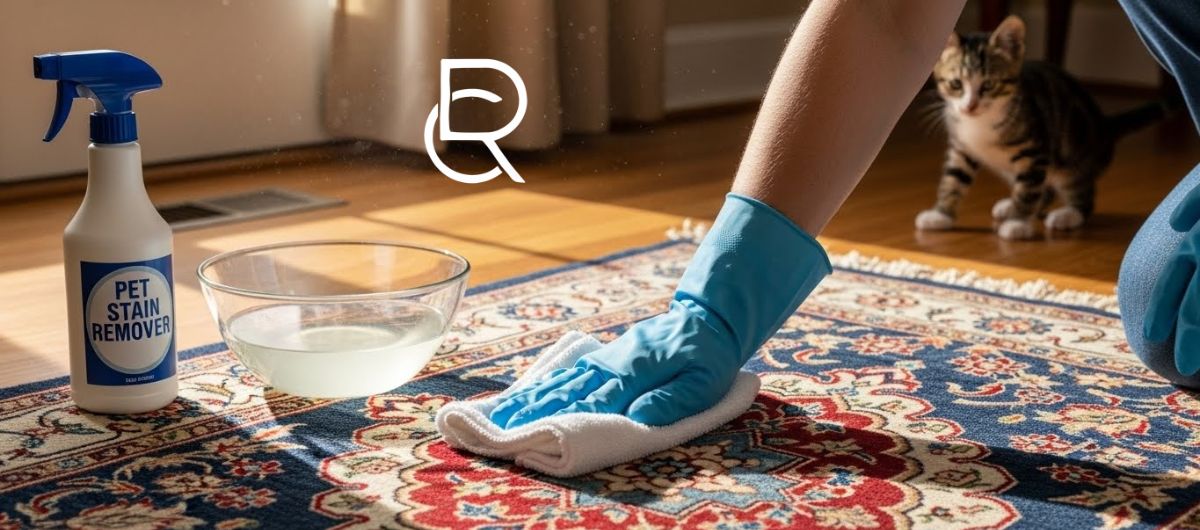 Hand-Knotted Rug Care: Eliminating Pet Urine Safely - RenCollection