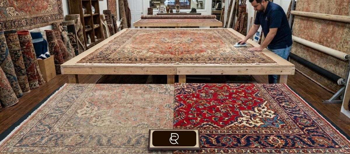 How Rug Services Increase Antique Rug Value in Dallas - RenCollection
