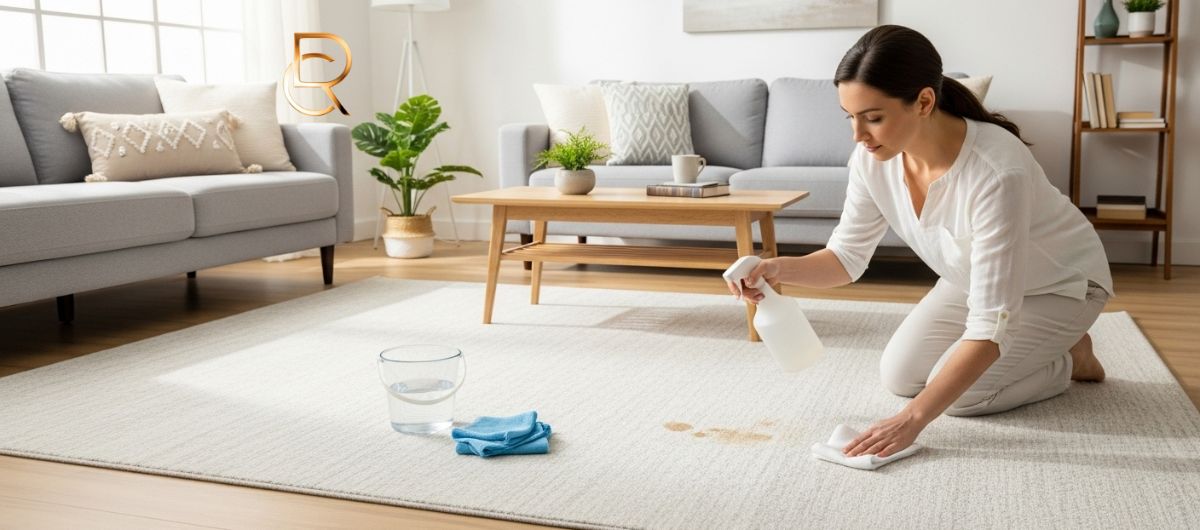 How to clean a large white area rug - RenCollection