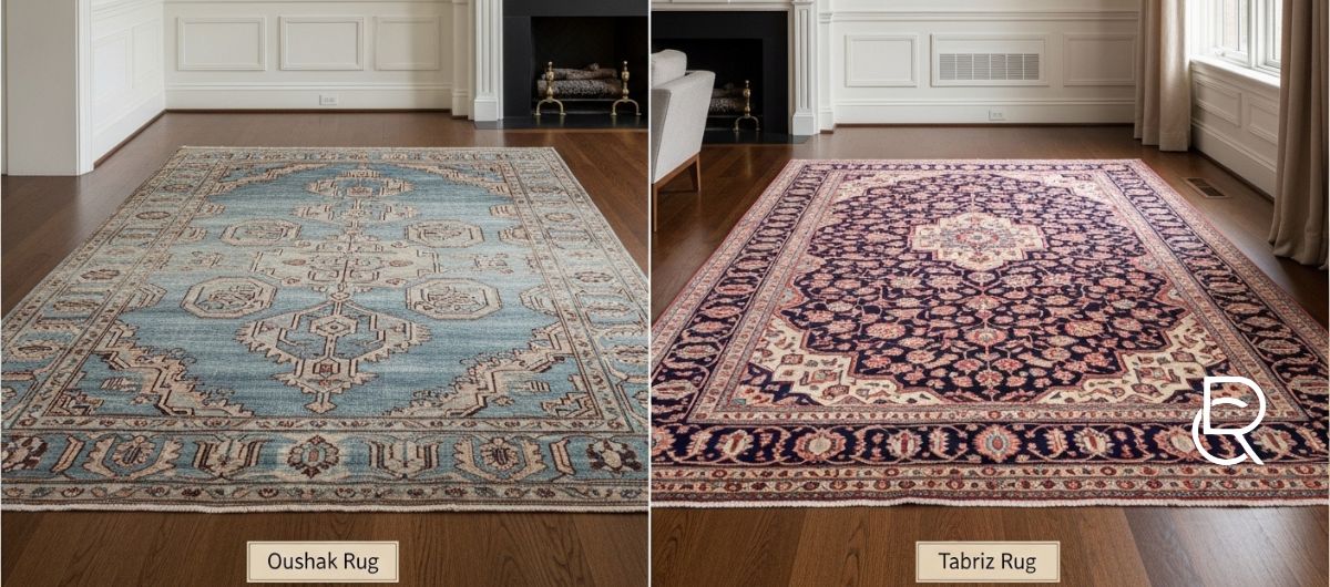 Oushak vs. Tabriz Rugs: The Best Selection Towards Highland Park Homes - RenCollection