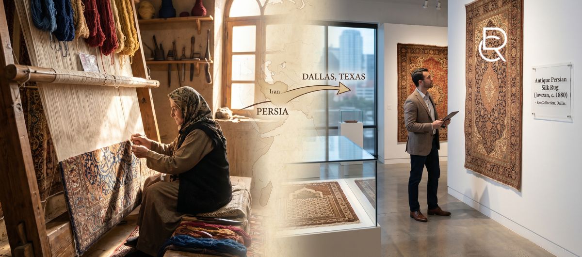 Persia to RenCollection Dallas: History of Silk Rugs - RenCollection