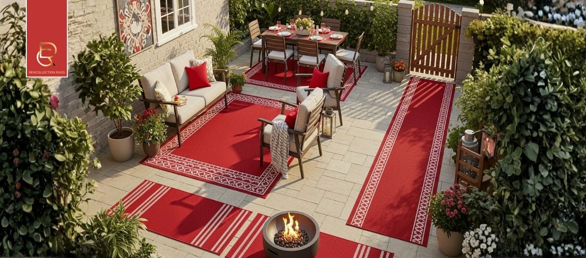 Red Outdoor Rugs: The Bold Touch Your Patio’s Been Missing - RenCollection