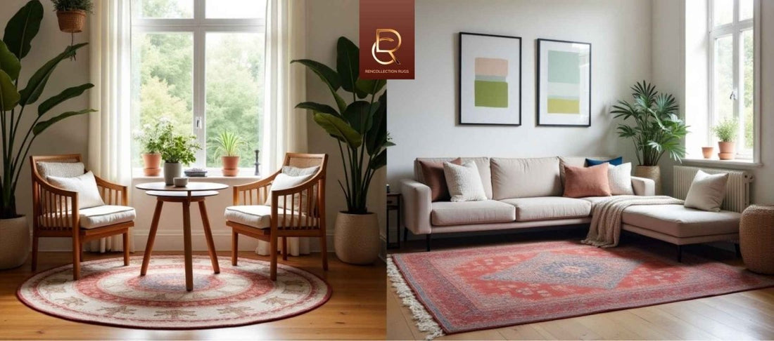 Tapestry Vs Rug Round vs Rectangular Rugs: Which Rug Shape Fits Your Space Best ...