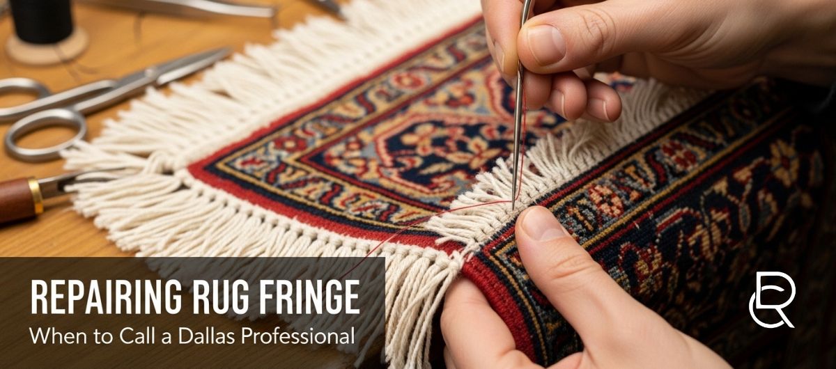 Rug Fringe Repair Guide: Dallas Professionals Care Tips - RenCollection