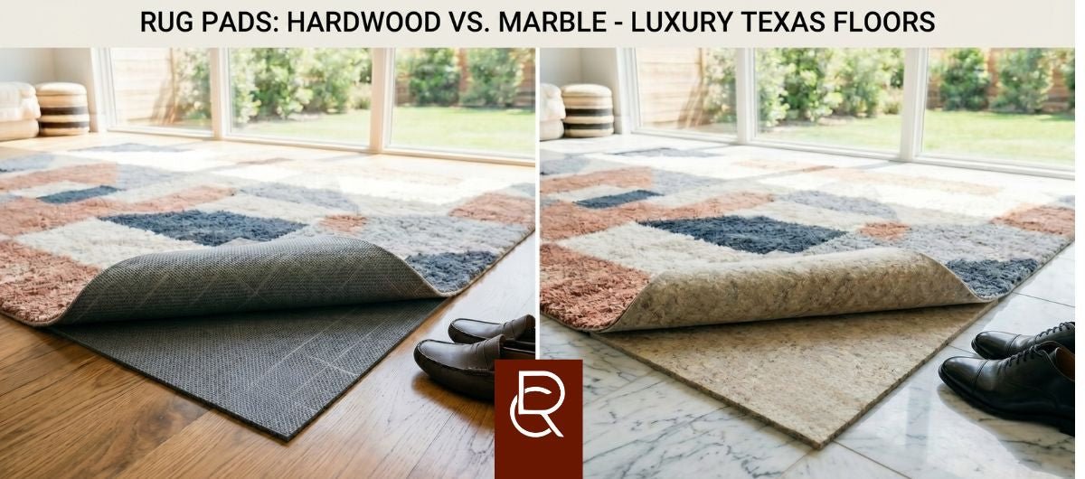 Rug Pads Hardwood Vs Marble Luxury Texas Floors - RenCollection