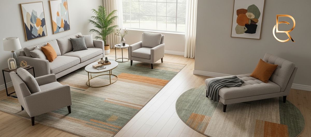 Rug Placement in L-Shaped Living Rooms: How to Make It Look Intentional - RenCollection