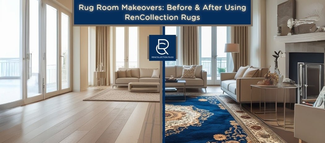 Rug Room Makeovers: Before & After Using RenCollection Rugs