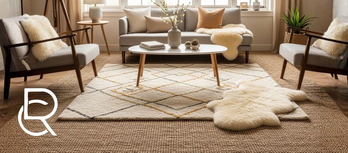 Style your Living room with Layered Rugs - RenCollection