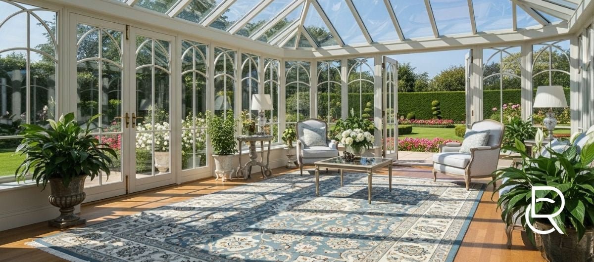 Sunroom and Conservatory Rug Ideas - RenCollection