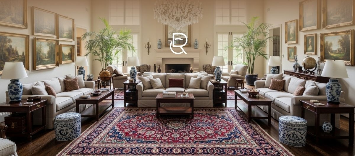 Texas- Sized Great Rooms: Perfect 1⁠2x15 Antique Rugs - RenCollection