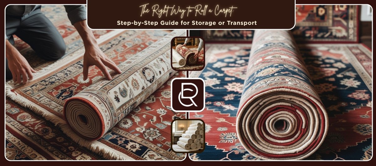 The Right Way to Roll a Carpet: Step-by-Step Guide for Storage or Transport - RenCollection