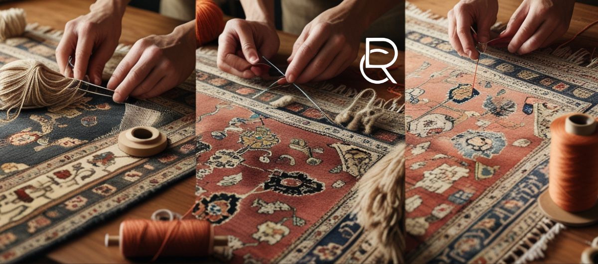 The Step-by-Step Process of Rug Repair- RenCollection Rugs - RenCollection