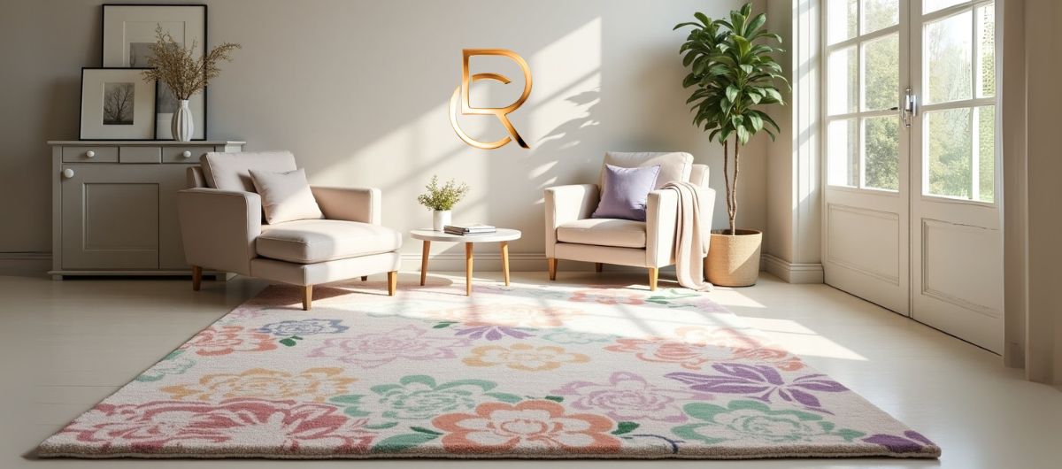 Why Flower Rugs Are Perfect for Softening Any Space - RenCollection