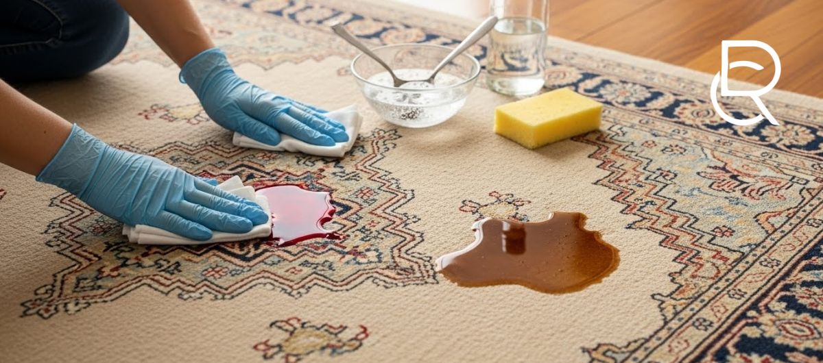 Wool and Silk Rug Care: Treating Red Wine and Coffee Spills - RenCollection