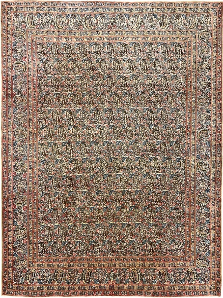 10x12 Old Persian Kerman Area Rug - 110860