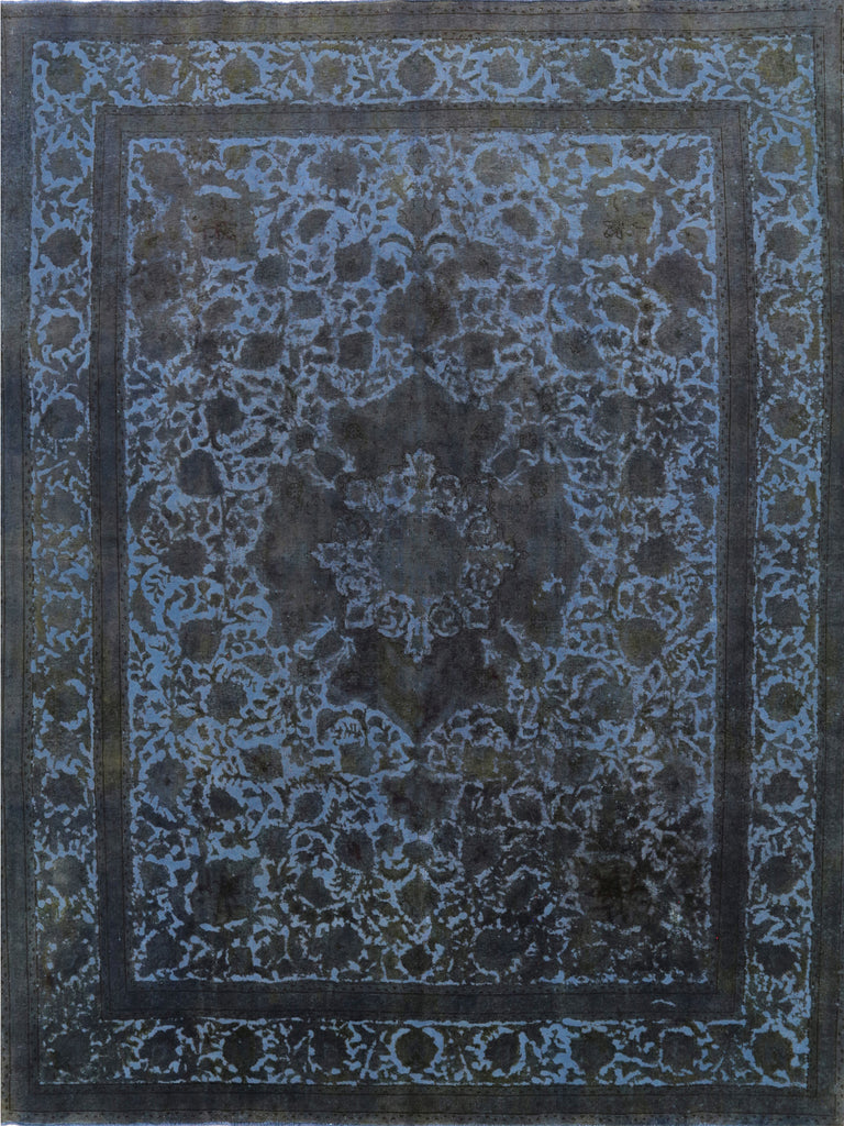 10x13 Vintage Distressed Persian Tabriz Area Rug - 110933